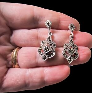 Elegant 925 Silver Earrings